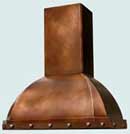 French Roll  Copper Range Hoods